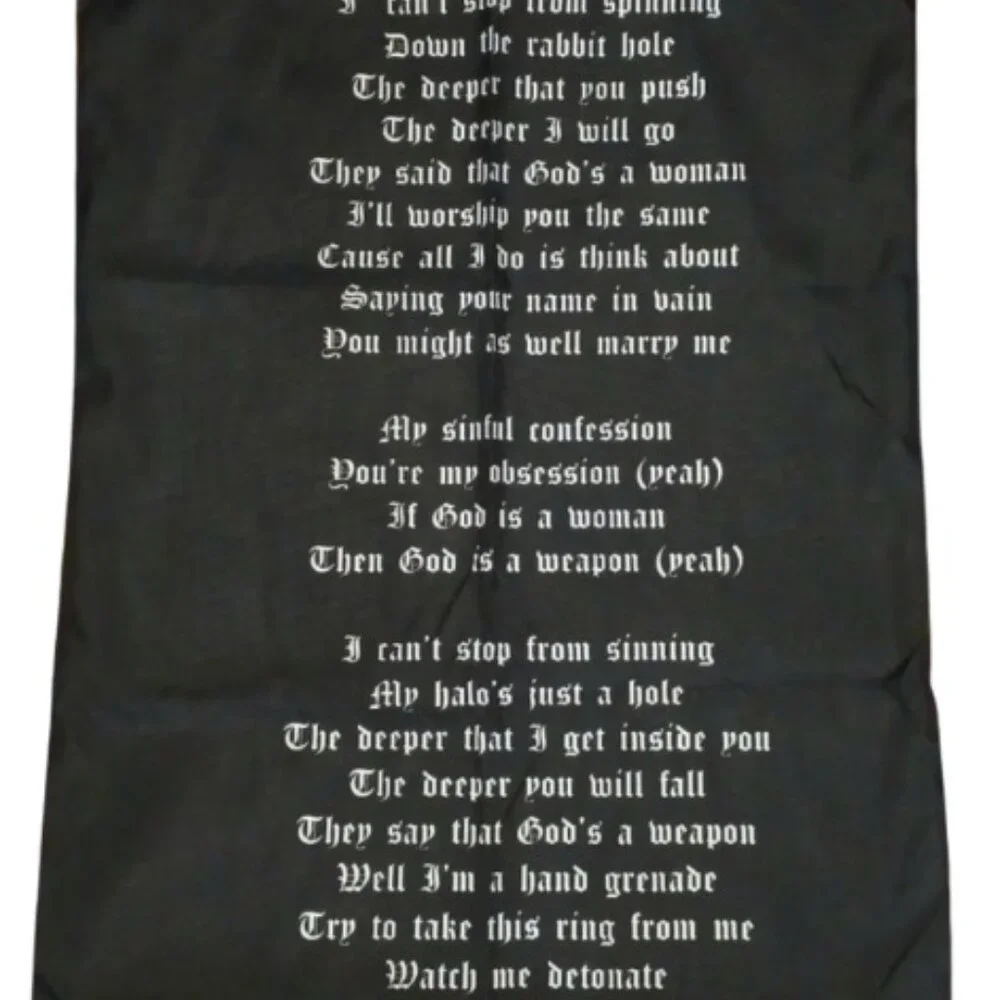 OFFICIAL Falling in Reverse God is a Weapon Ronnie Radke Pillow Case‎ RARE